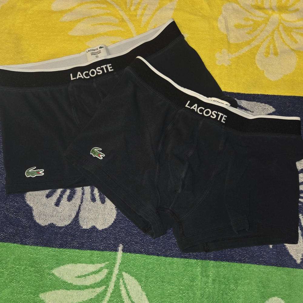 Lacoste Men's Black Boxer Briefs